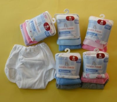 Unterhosen zum Toilettentraining, 3er-Packung, Größe 2 (80/86/92), Mädchen