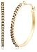 14k Yellow Gold Brown Diamond Hoop Earrings (1/4 cttw, L-M Color, I2-I3 Clarity)