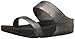 FitFlop Women's Lulu Metallic Snake Slide Dress Sandal, Pewter, 6 M US