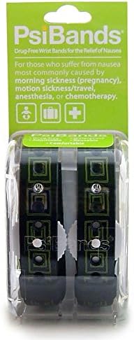 Psi Bands Pair of Nausea Relief Wrist Bands - Block Party