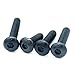 M3 Carbon Steel Button Head Socket Cap Screw Qty 120-piece Assortment Set with Allen Wrench
