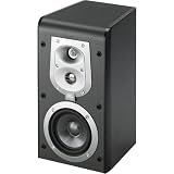 JBL ES20BK 5.25-Inch 3-Way Bookshelf Speaker (Pair, Black)