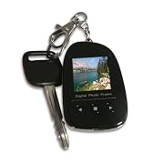 1.5" Digital Photo Frame Keychain (Black)