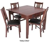 Expandaway Dining Table 30hx40w Mission Brown