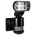 Nightwatcher NW500 LED Robotic Security Light, Black