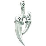 Sterling Silver Gothic Pendant Charm Jewelry