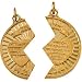 14K Yellow Gold Mizpah Coin Pendant