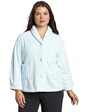 Casual Moments Women's Plus Size Bed Jacket-Shawl Collar