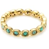 MELINDA MARIA Pod Collection Turquoise 18k Gol