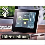 Produkt-Bild: Digitale TFT-Funk-Wetterstation & Bilderrahmen (800 x 600 - 17,7 cm/ 7 Zoll) + Gratis PC-Mousepad !