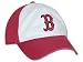 Boston Red Sox MLB Red & White Hall of Fame Franchise Fitted Garment Wash Baseball Hat / Cap