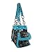 Deep Forest Camouflage Rhinestone Cross Purse/Wallet Set Turquoise Blue Trim