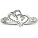 41NbHBACYgL. SL75  Sterling Silver Celtic Trinity Knot Heart Ring(Sizes 3,4,5,6,7,8,9,10,11,12,13,14,15)