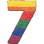 Number 7 Flat 21 1/2in x 15 1/4in Pinata