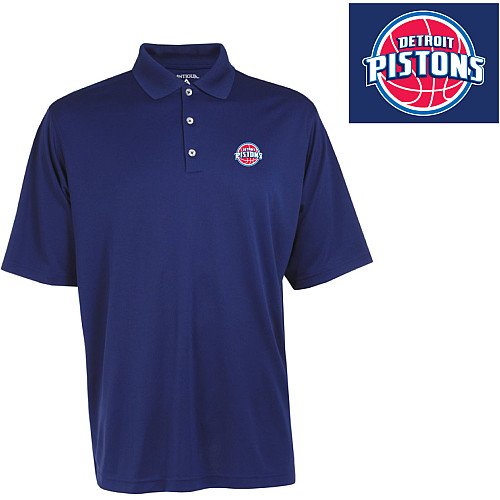 Antigua Detroit Pistons Exceed Polo