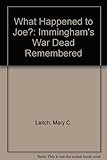 What happened to Joe? : Immingham's war dead remembered