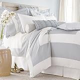 Royal Sateen Crystals 510T Queen Flat Egg White