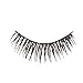 SODIAL(TM) New 10 Pair Reusable Charming Cross Fake False Eyelashes Glue Adhesives Eye Lashes Makeup Black