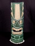 POLYNESIAN CARVED TIKI MASK 20 - FOREST DECOR