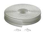 M-D Building Products Vinyl Garage Door Top and Sides Seal, 30 Feet, White #03822