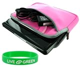 Sylvania GNET31201 Series 10-Inch Magni Elite G-Netbook Netbook Sleeve Carrying Case - Handle Dual-Pocket Pink