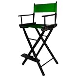 Bar-Height Director's Chair - Black Frame