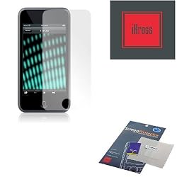 iKross Premium Reusable LCD Screen Protector with Lint Cleaning Cloth for iPod touch (Clear)