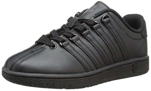 K-Swiss Classic Vintage PS Tennis Shoe (Little Kid),Black/Black,11.5 M US Little Kid