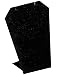 FindingKing 6 Black Velvet Necklace Pendant Chain Earring Display Stands