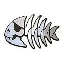 "Jolly" Pirate Fish Car Emblem