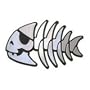 "Jolly" Pirate Fish Car Emblem