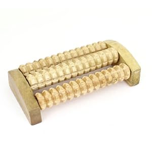 Wooden Roller Body Foot Relax Stress Relief Massager Board