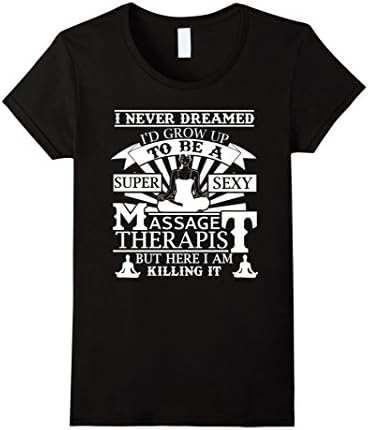 Women's Massage Therapist Shirt - Massage Therapist Tshirt Large Black