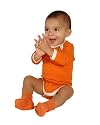 Positively Organic - Happywear Long Sleeve Color Baby Bodysuit