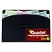Quartet Magnetic Mail Organizer Storage Pouch, 10 x 7 Inches, Black (48123-BK)