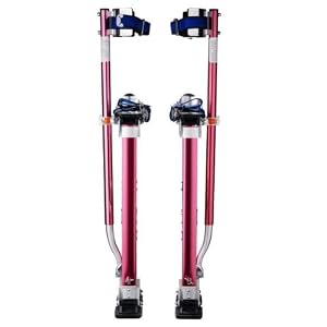 Pentagon Tool Tall Guyz Professional 24-40 Red Drywall Stilts by Pentagon