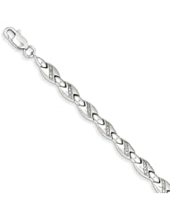 Sterling Silver Diamond Bracelet