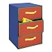 Toys : Whitmor 3-Drawer Chest - Primary Colors
