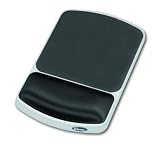 Fellowes 91741 Gel Wrist Rest and Mouse Pad - Graphite/Platinum