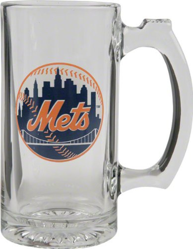 New York Mets Logo Glass Tankard