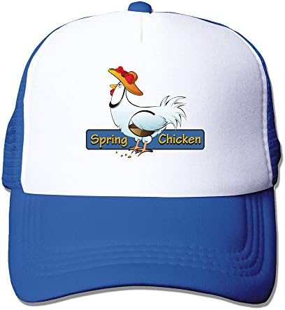 Spring Chicken RoyalBlue Mesh Fitted Cap