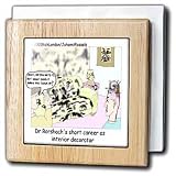Review 3dRose LLC  / Dr. Rorschach Interior Decorator - 6 Inch Tile Napkin Holder