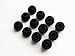 12pcs Medium (Black) Soft Replacement Eartips Earbuds Set for Audio-Technica CK Series, CKS Series, CKM Series, CKL Series, CKF Series, and ANC Series In-Ear Earphones