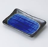 深海（ブルー）のり皿　5個組 【美濃焼　和皿】