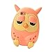 JBG 3D Pink Soft Silicone Cartoon Cool Owl Design Back Case Cover for Apple iPhone 5 5S