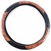 Custom Grip Massage Steering Wheel Cover, Burlwood Design