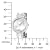 Movado Women's 606353 Harmony Stainless-Steel with Diamonds Mother of pearl Round Dial Watch from Movado