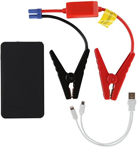 Car Jump Starter for Protable Automotive Battery Power On The Go - Compact Size Beautiful Build Great Value Full Warranty 6000mAH 300 Peak Amps