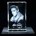 Produkt-Bild: VIP-LASER Glaskristall XL 3D-Autogramm Elvis Presley