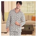 Super Warm 100% Thickened Cotton Men’s Pajama Set Nightwear Sleepwear